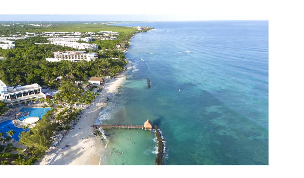 Luxury beachfront real estate in the Riviera Maya Mexico