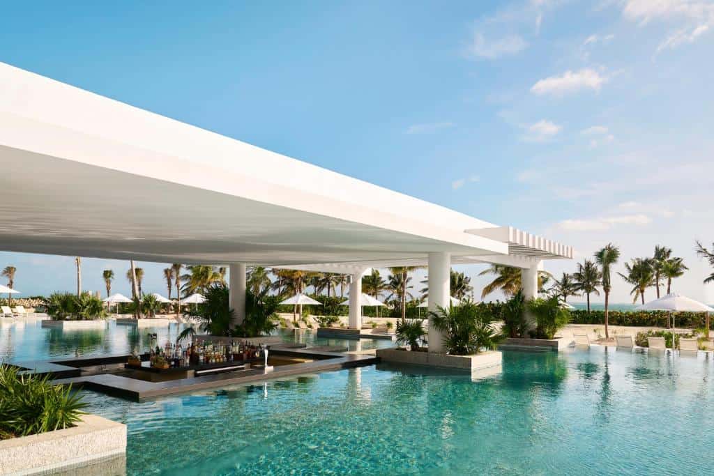 Spacious open-concept luxury living residential condos with ocean views.